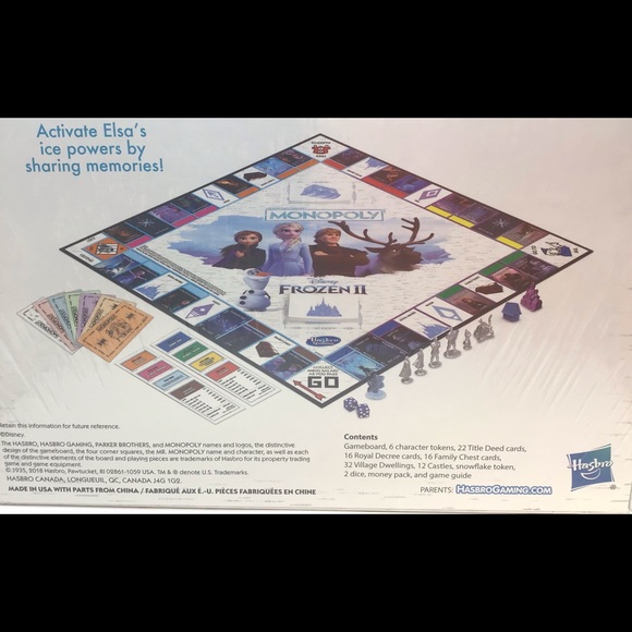 Disney’s Frozen II Monopoly Game - Picture 4 of 9
